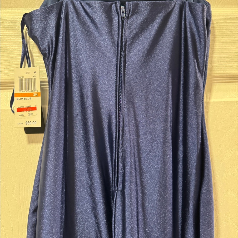 City Studio Navy Dress with Beaded Detail size juniors 3/4 NWT - Picture 10 of 10